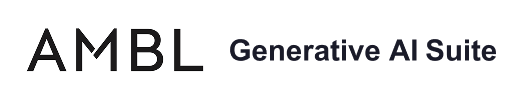 AMBL株式会社 Generative AI Suite ロゴ